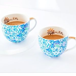 Lilly Pulitzer ceramic mugs